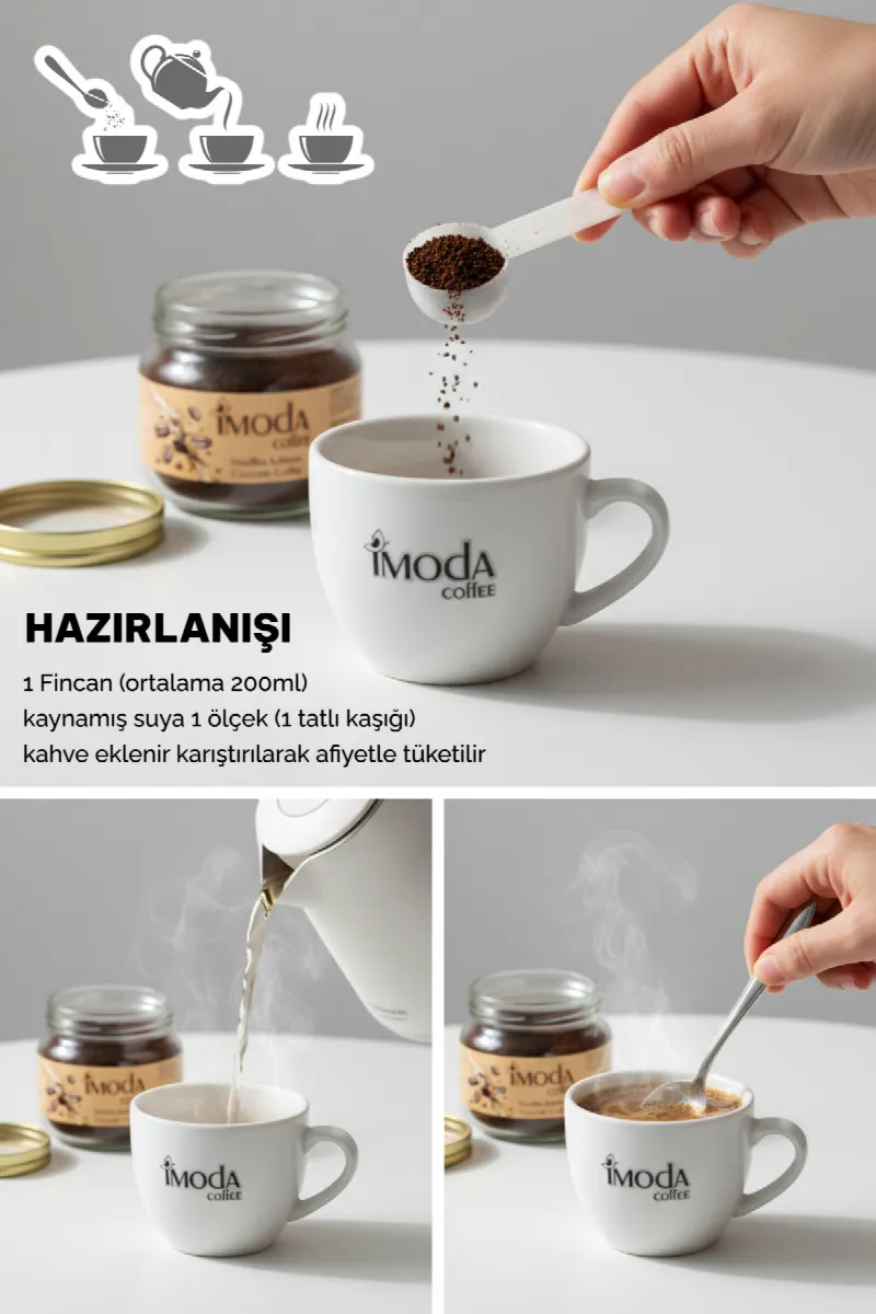Hindiba Kahvesi 150 gr Cam Kavanoz – 60 Kullanımlık Granül Kahve, Yumuşak İçim